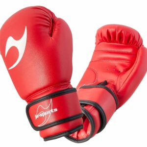 GUANTES BOXEO KIDS ROJO JUSPORTS 4/6/8 ONZAS
