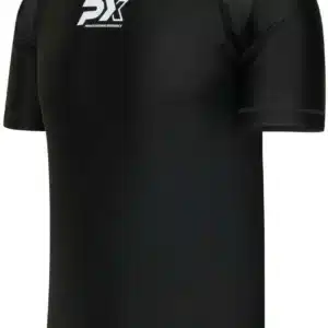 RASHGUARD NEGRO PX LEGACY MANGA CORTA