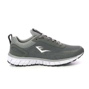 Zapatillas de Entrenamiento Everlast Burpee Hombre - HIIT y Gimnasio - Gris Oscuro/Gris Claro