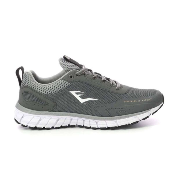 Zapatillas de Entrenamiento Everlast Burpee Hombre - HIIT y Gimnasio - Gris Oscuro/Gris Claro
