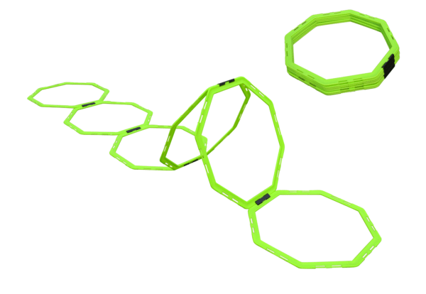 Set agilidad Hexagonal Ø 50 cm. Juego 12 uds. - Imagen 2