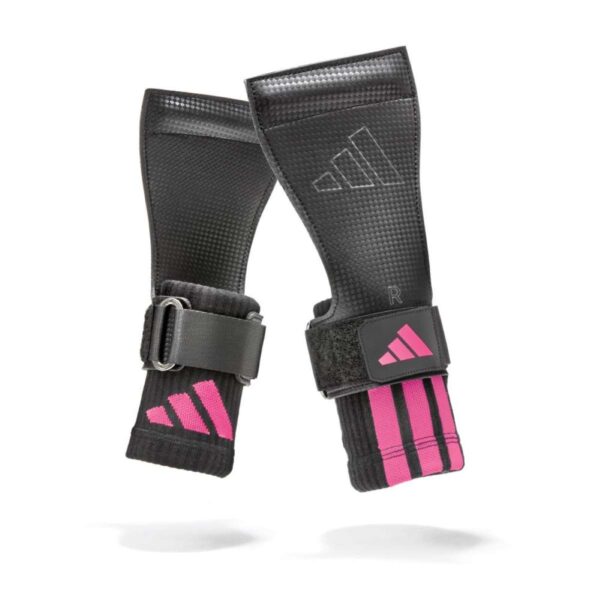 ADIDAS GRIPS LEVANTAMIENTO PESO NEGRO/ROSA (Par)