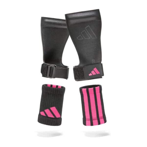 ADIDAS GRIPS LEVANTAMIENTO PESO NEGRO/ROSA (Par) - Imagen 10