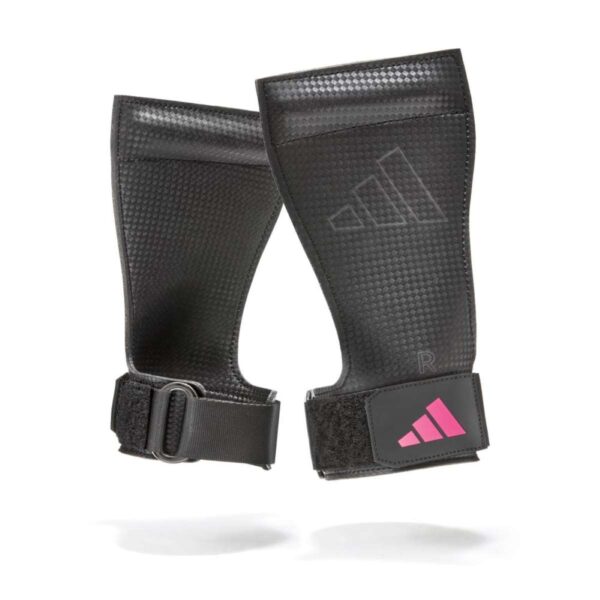 ADIDAS GRIPS LEVANTAMIENTO PESO NEGRO/ROSA (Par) - Imagen 9