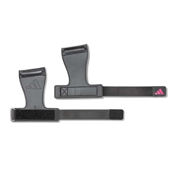 ADIDAS GRIPS LEVANTAMIENTO PESO NEGRO/ROSA (Par) - Imagen 3