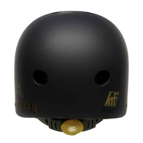 CASCO KRF DESTRUCTOR BLACK/GOLD patines monopatines - Imagen 2
