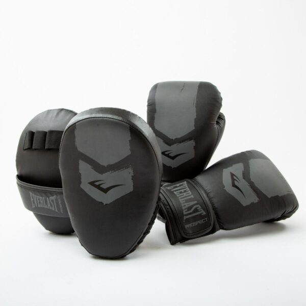 EVERLAST JUNIOR KIT PROSPECT 2 : MITT+GUANTE BLACK/GREY MANOPLA