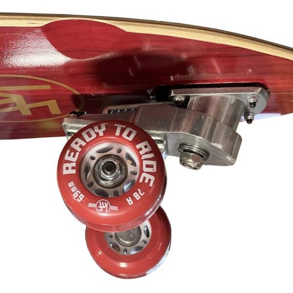MONOPATIN KRF SURF SKATE READY TO RIDE ROJO SKATEBOARD - Imagen 5