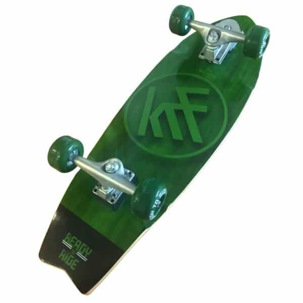 MONOPATIN KRF SURF SKATE READY TO RIDE VERDE - Imagen 2