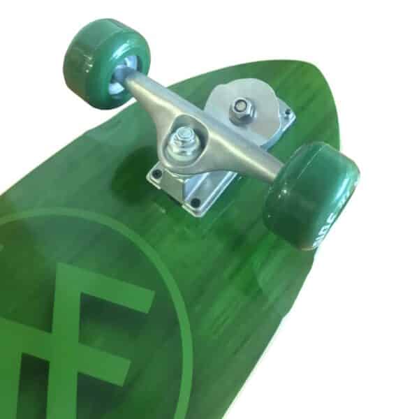 MONOPATIN KRF SURF SKATE READY TO RIDE VERDE - Imagen 4