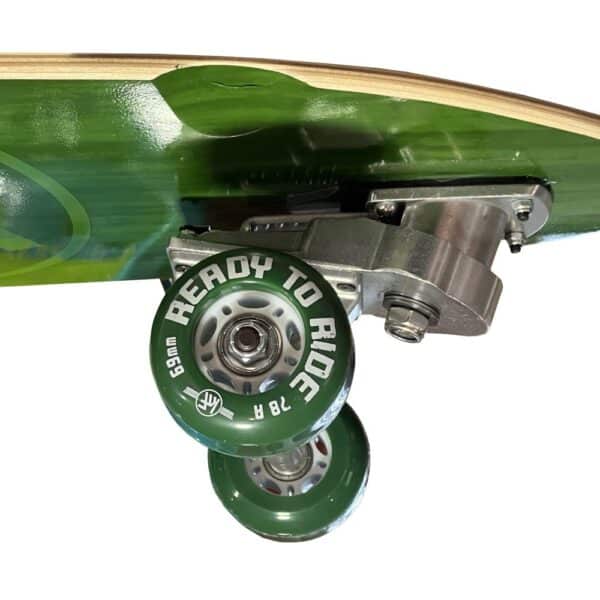 MONOPATIN KRF SURF SKATE READY TO RIDE VERDE - Imagen 5