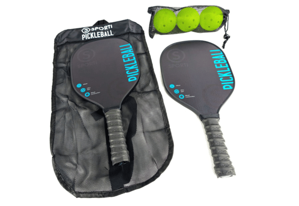 Set Pickleball. 2 Uds. Palas + 3 Uds. pelota Indoor/OUTDOOR