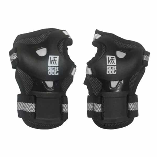 SET PROTECCIONES JUNIOR KRF SCHOOL NEGRO PATINES MONOPATINES - Imagen 3