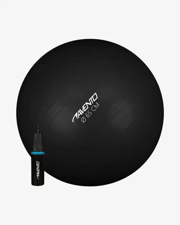 Pelota de Gimnasia Avento 65 cm - Fitball Antiestática con Bomba de Inflado - Ideal para Yoga, Pilates y Oficina - Imagen 5