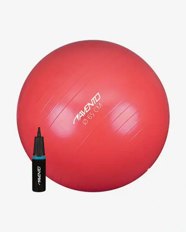 Pelota de Gimnasia Avento 65 cm - Fitball Antiestática con Bomba de Inflado - Ideal para Yoga, Pilates y Oficina - Imagen 3