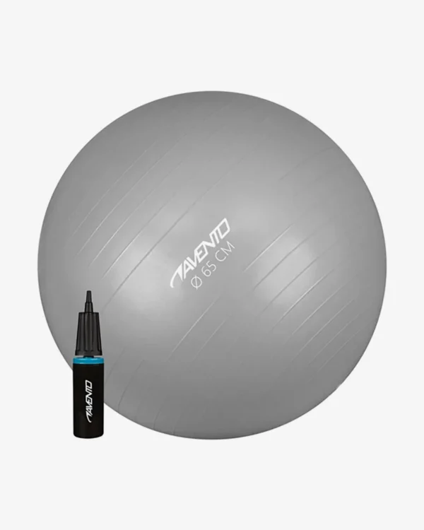 Pelota de Gimnasia Avento 65 cm - Fitball Antiestática con Bomba de Inflado - Ideal para Yoga, Pilates y Oficina - Imagen 6