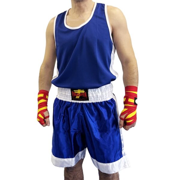 Conjunto azul/ROJO de boxeo ROPA PANTALON CAMISETA