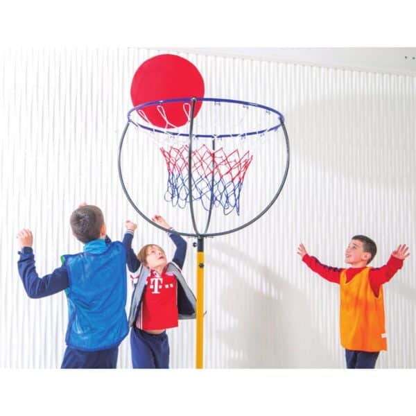conjunto canasta footbasket (1 poste largo + 1 base + aro) - Imagen 2