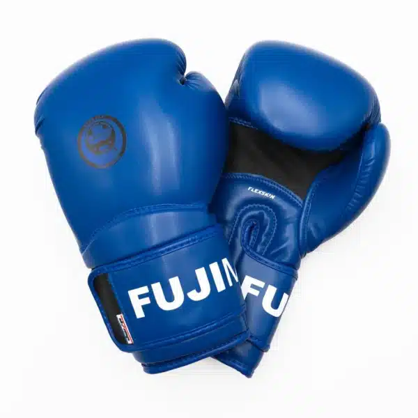 GUANTES DE BOXEO HOMOLOGADOS DNK AZUL/ROJO 8/10/12 ONZAS - Imagen 3