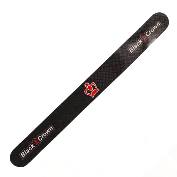 PROTECTOR DE PALA DE PÁDEL BLACK CROWN URE REDONDO NEGRO-ROJO