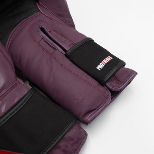 Guantes Boxeo ProSeries 45º Piel 2 TALLA:10/12714/16 ONZAS,LILA NEGRO - Imagen 5