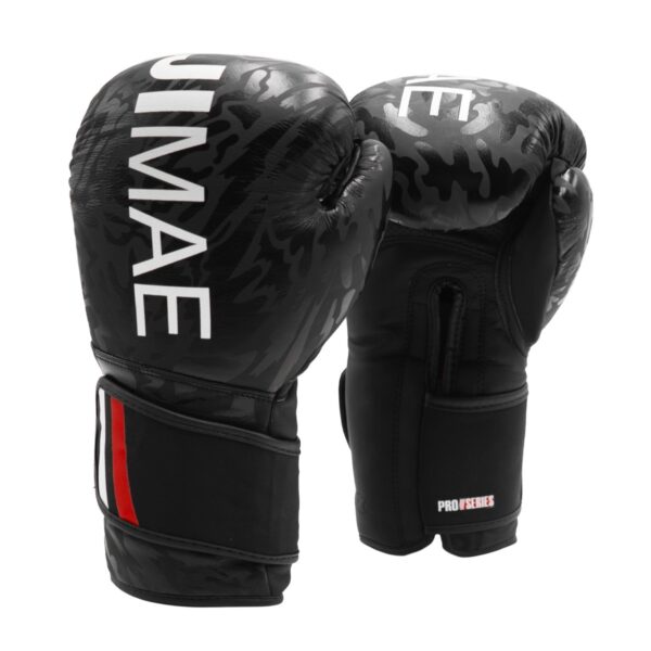 Guantes Boxeo ProSeries 45º Piel 2 TALLA:10/12714/16 ONZAS,LILA NEGRO - Imagen 4
