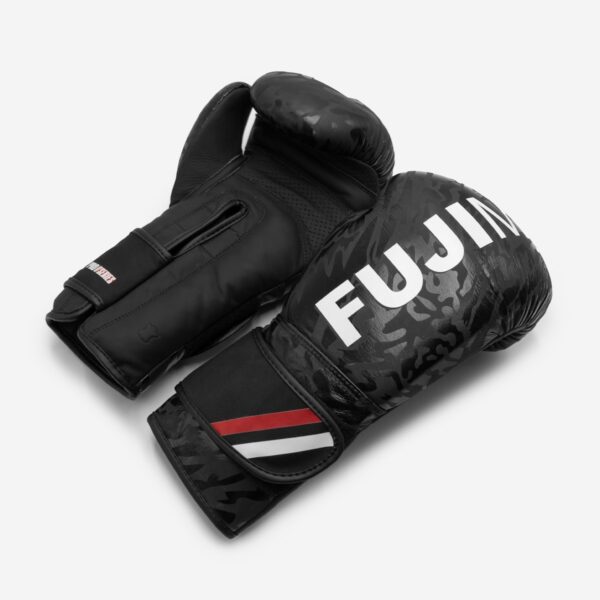Guantes Boxeo ProSeries 45º Piel 2 TALLA:10/12714/16 ONZAS,LILA NEGRO - Imagen 3