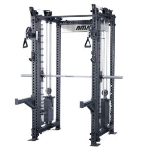 Jaula Multifuncional Profesional | Power Rack + Smith + Doble Polea Pro Series