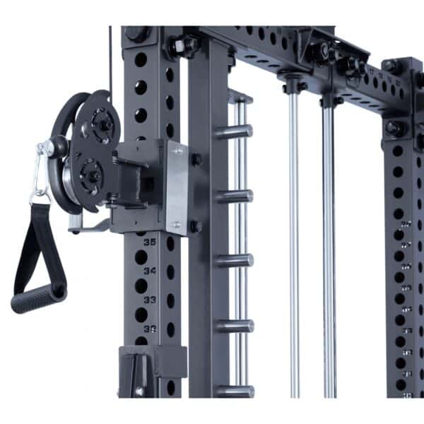 Jaula Multifuncional Profesional | Power Rack + Smith + Doble Polea Pro Series - Imagen 4