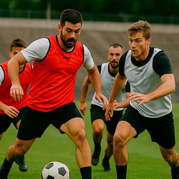Peto Entrenamiento Reversible Zastor Ressy Rojo/Blanco - Imagen 7