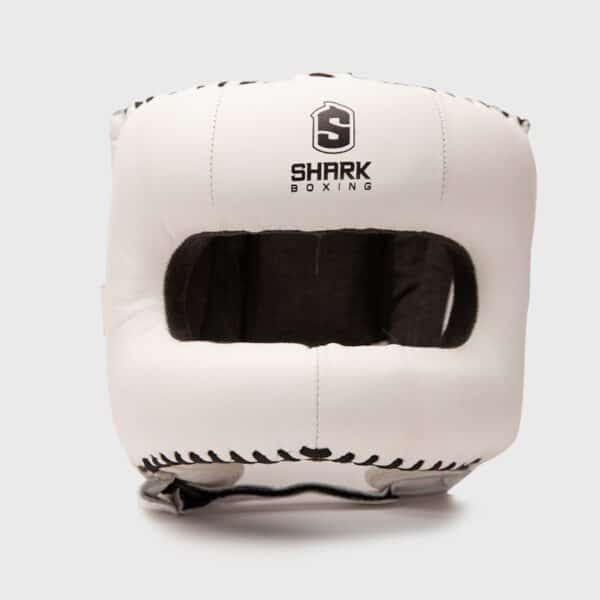Shark Boxing Bar Helmet Ranger Negro/BLANCO CASCO BOXEO - Imagen 4