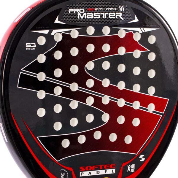 PALA DE PÁDEL SOFTEE PRO MASTER EVOLUTION ORANGE/RED - Imagen 10