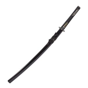 Katana Acero Forjado Hagane Maru. Negro