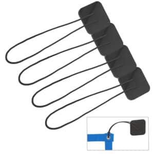 Set 4 placas anclaje cintas delimitadoras playa SANDAN