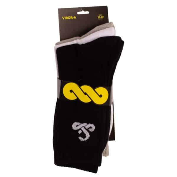 PACK DE 3 PARES DE CALCETINES VIBOR-A PURE CAÑA ALTA