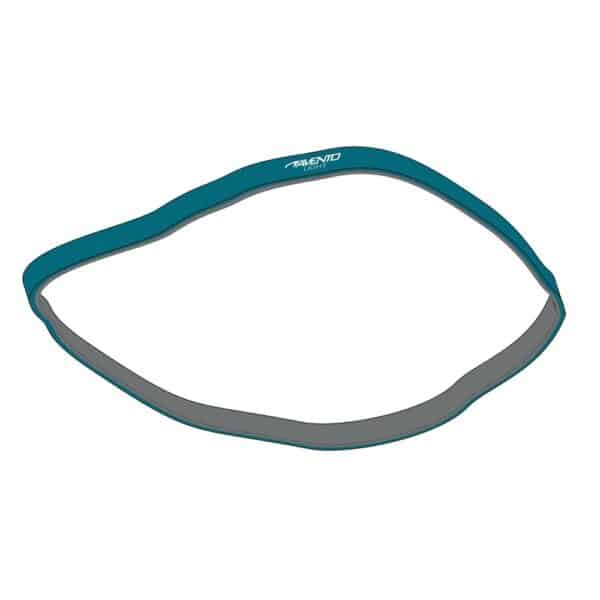 Banda Elástica de Resistencia Ligera Avento – 5-10 kg – Látex de Alta Calidad – 208 cm – Ideal para Pilates, Yoga y Rehabilitación – Azul/Gris