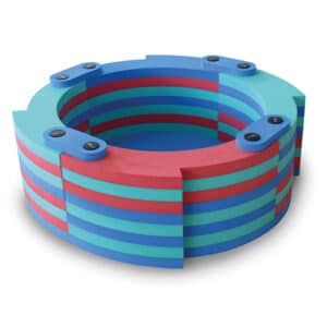 Balsa flotante cesta