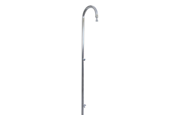 Ducha de acero inoxidable con lavabos para pies PISCINAS