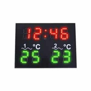 Reloj/Termómetro digital para piscina