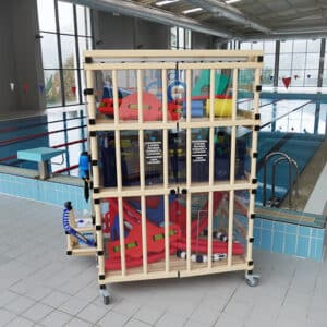 Armario de PVC "Limpia para llevar PISCINAS DESINFECTAR