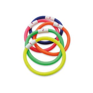 Conjunto de 5 proos, flexible, numerado y sumergible