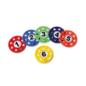 Discos numerados sumergibles NATACION
