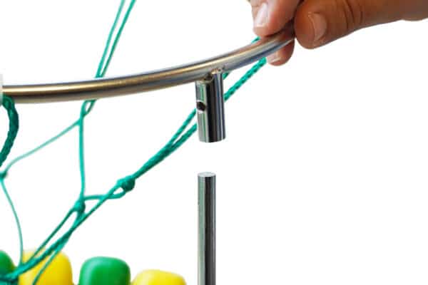 Cesta plegable de acero inoxidable CANASTA BALONCESTO PISCINA - Imagen 3