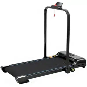 Cinta de Correr Cinta de Andar Plegable 2,5 HP con Pantalla LED Velocidad Ajustable Max. 10 km/h Control Remoto Negro