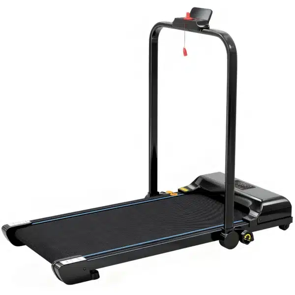 Cinta de Correr Cinta de Andar Plegable 2,5 HP con Pantalla LED Velocidad Ajustable Max. 10 km/h Control Remoto Negro - Imagen 2