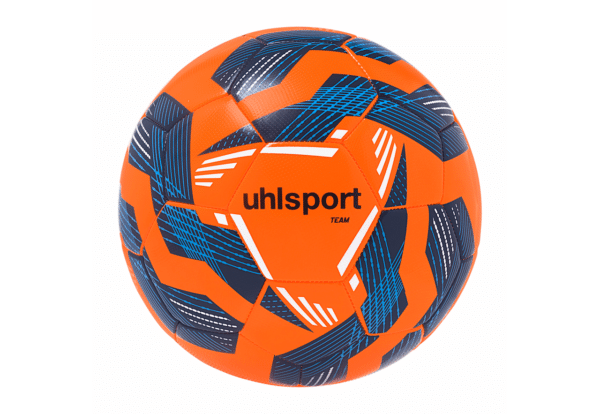 Balón Uhlsport Team - T5 Naranja Fluo/Marino/Blanco futbol
