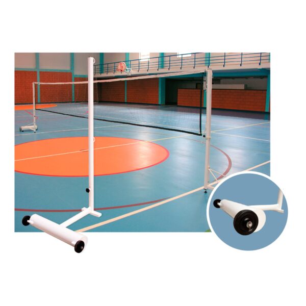PAR DE POSTES DE BÁDMINTON BASIC - Imagen 5
