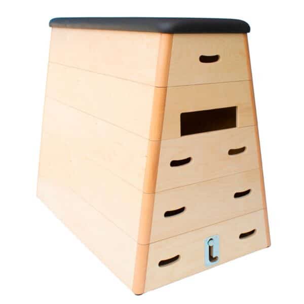 PLINTON PIRAMIDAL DE MADERA