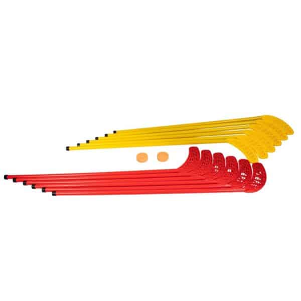 KIT HOCKEY 12 PALOS PVC CON 2 DISCOS - Imagen 4