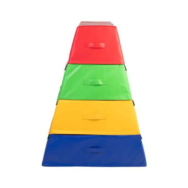PLINTÓN PIRAMIDAL EN ESPUMA - 4 ELEMENTOS GIMNASIA